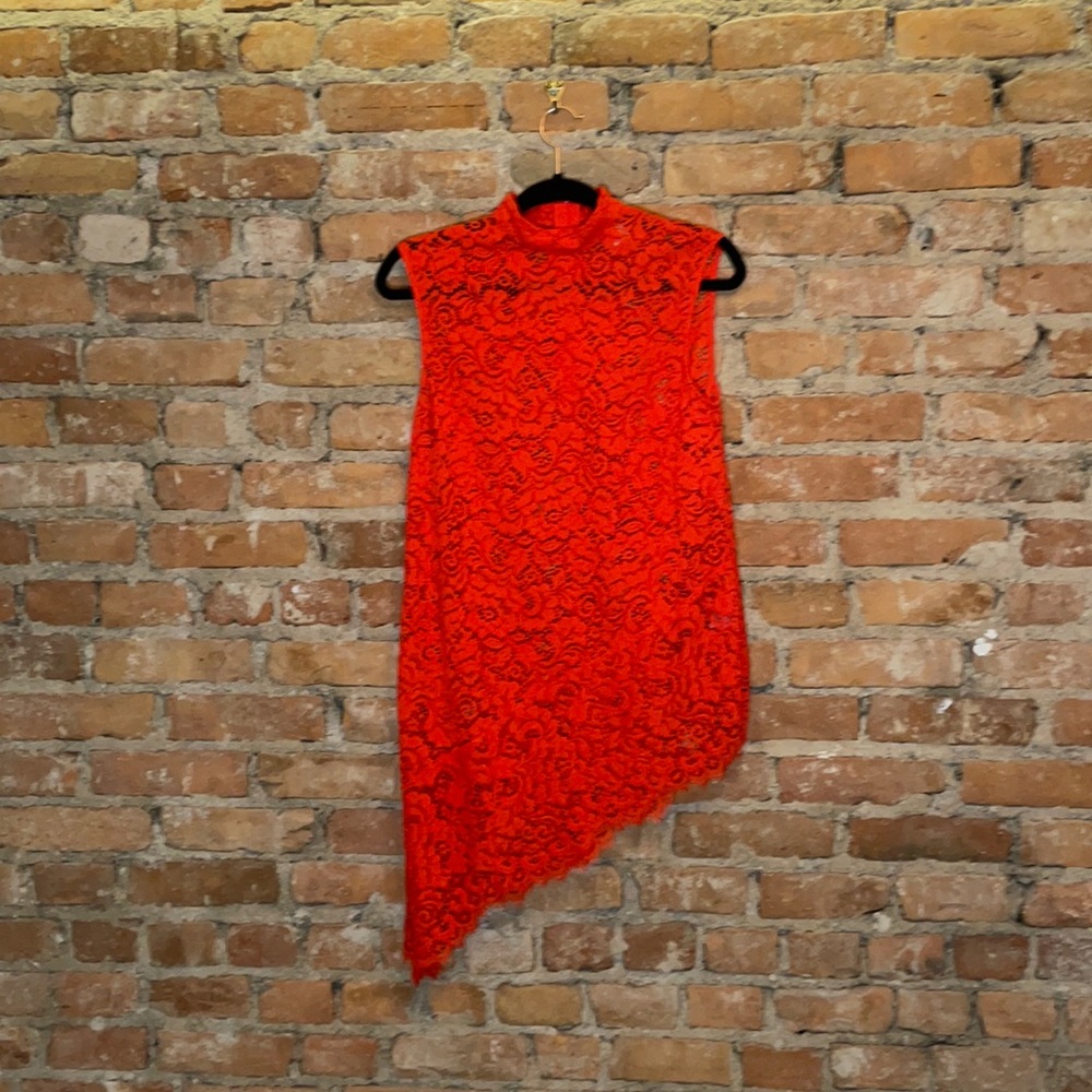 H&M Red Lace Top